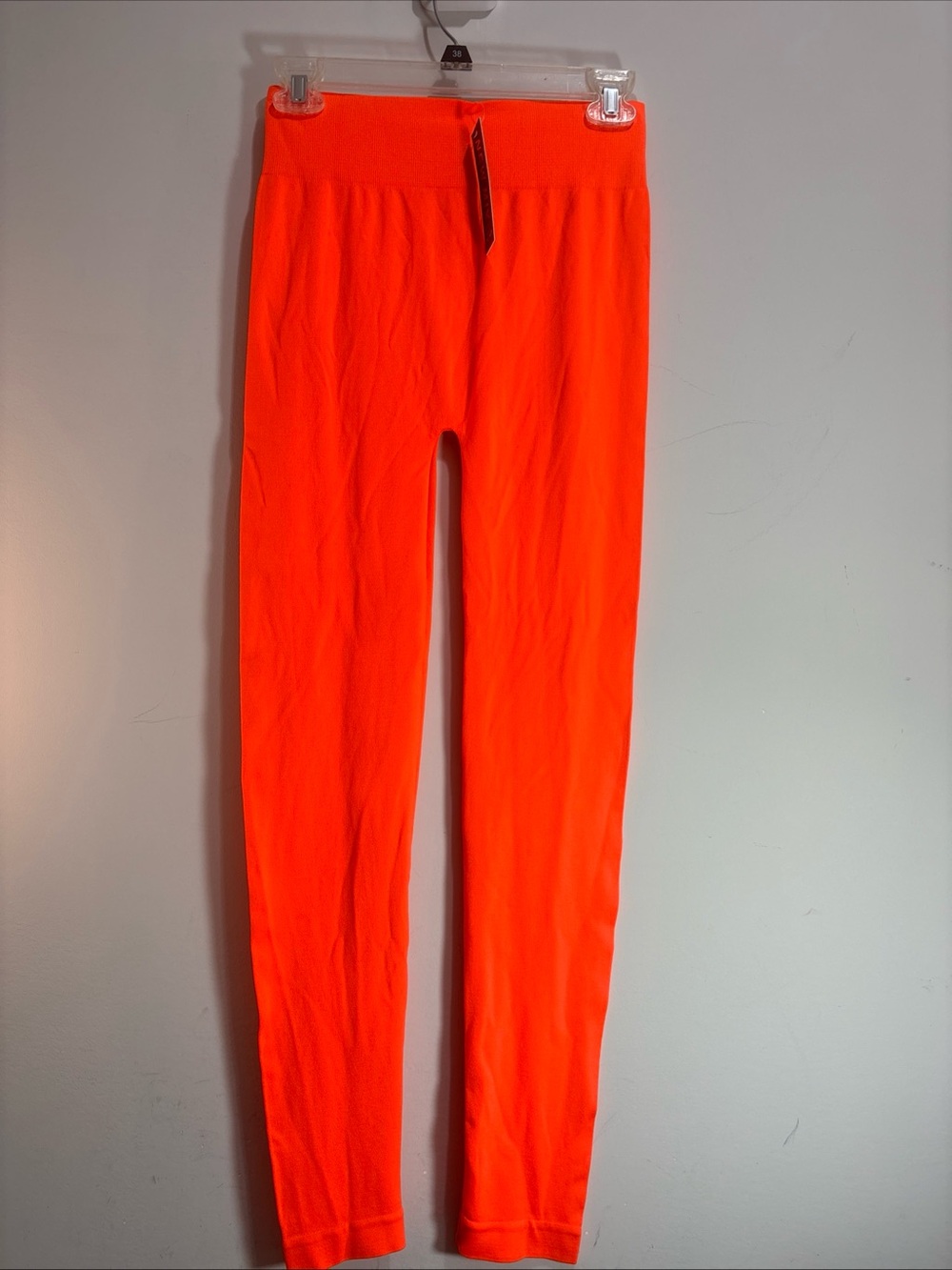 New Mix Neon Orange Girls' Stretch Leggings. 1420